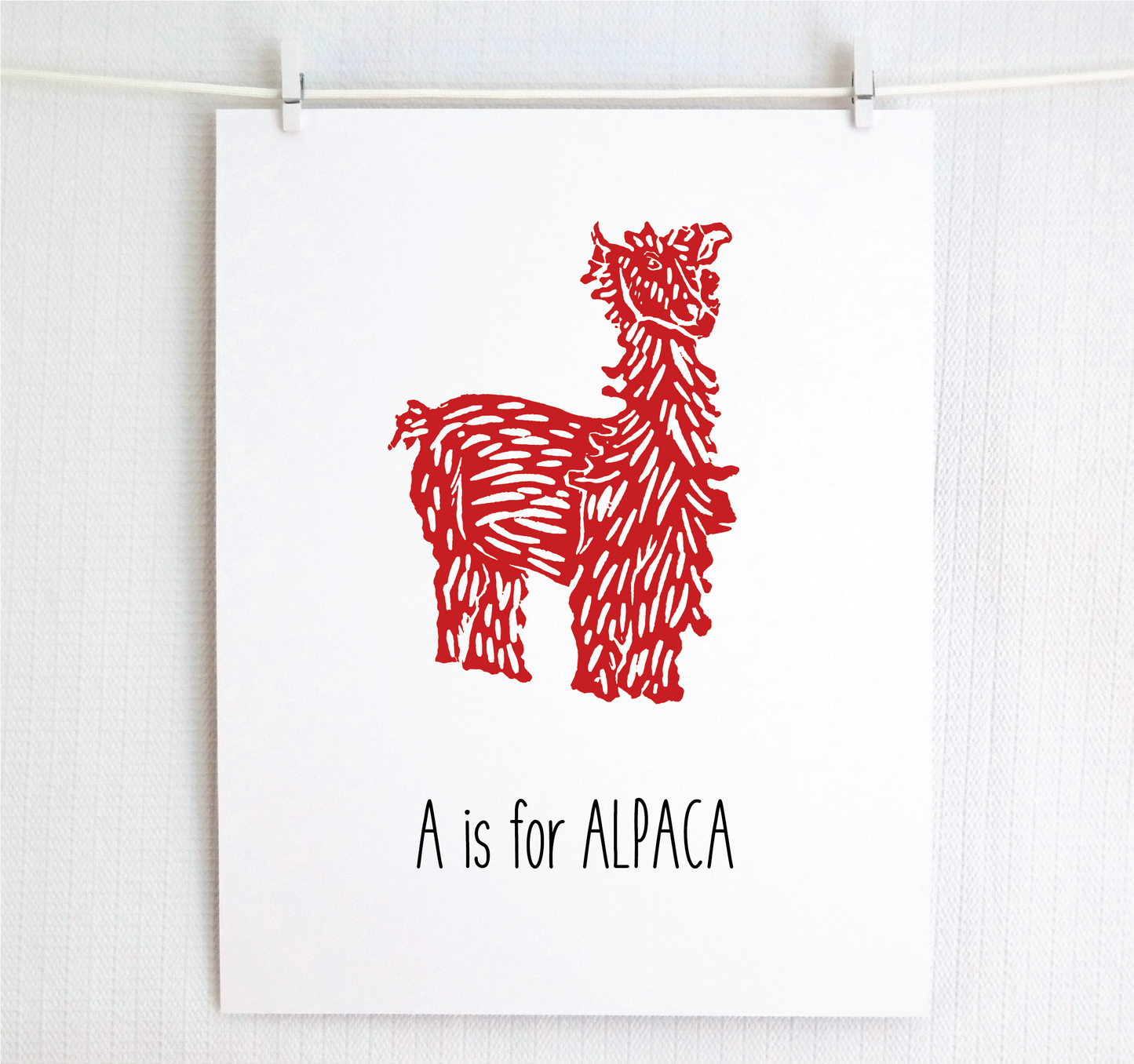 A is for Alpaca