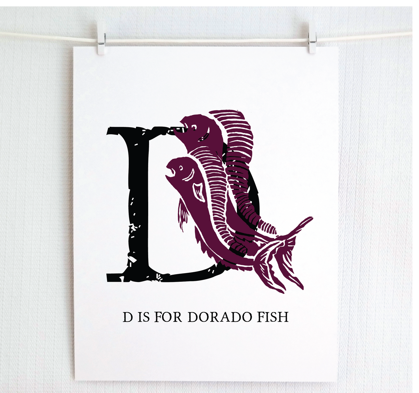 D is for Dorado Fish