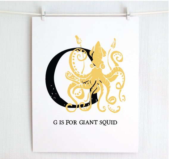 G is for Giant Squid