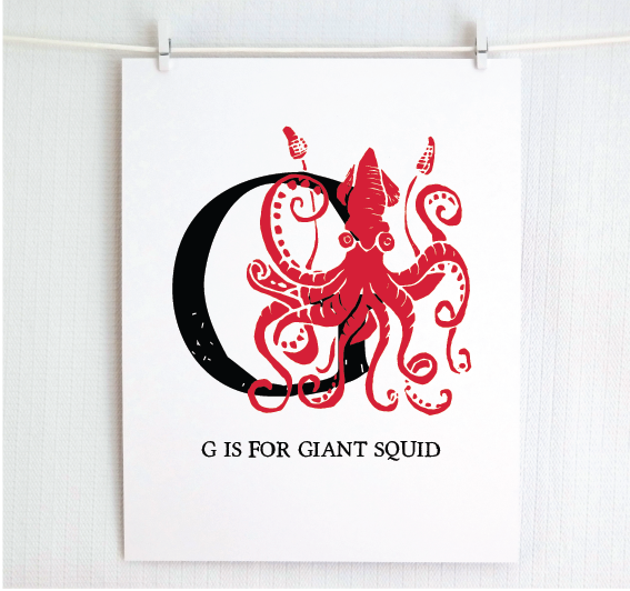 G is for Giant Squid