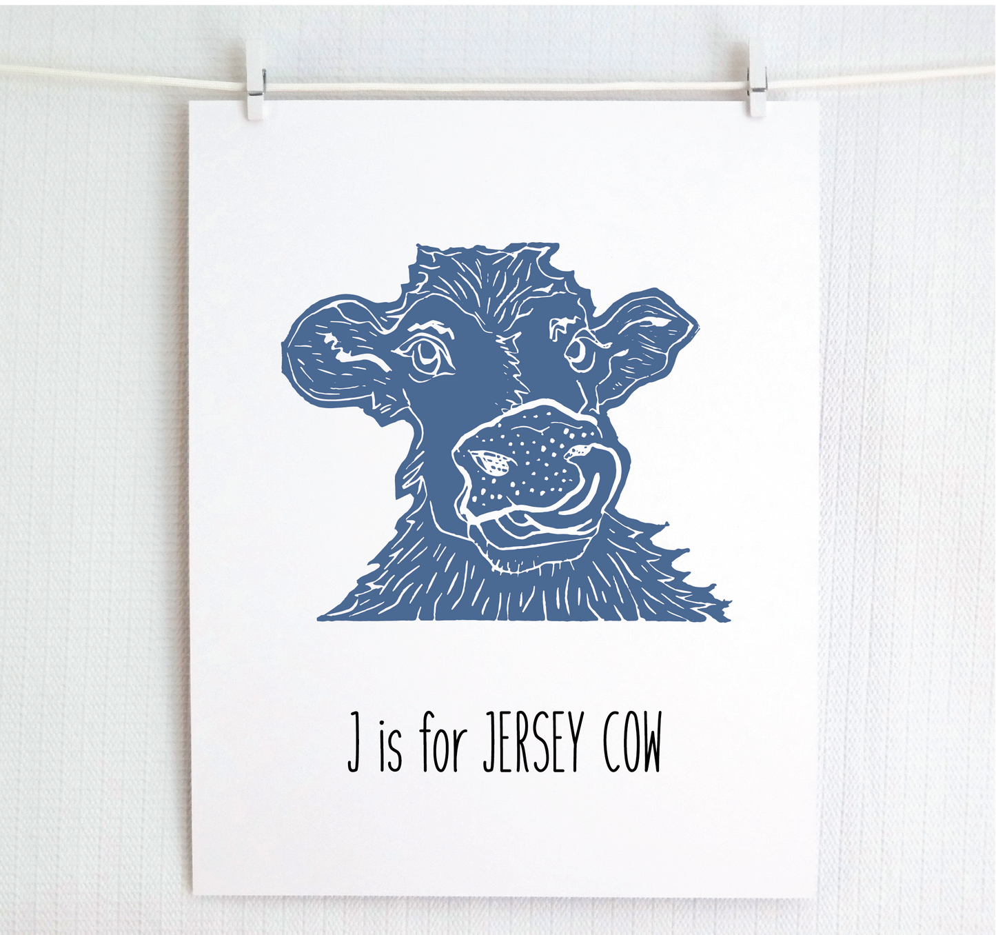 J is for Jersey Cow