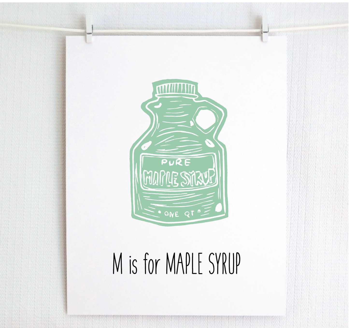 M is for Maple Syrup