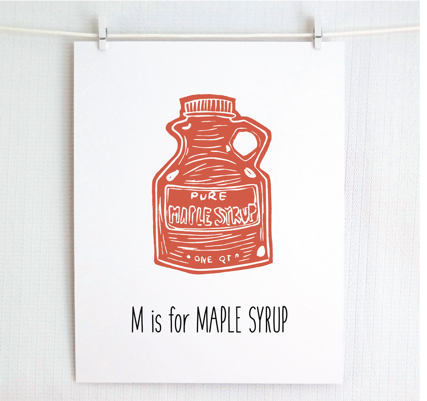 M is for Maple Syrup