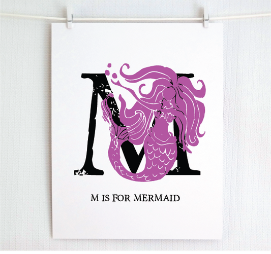 M is for Mermaid (Underwater)
