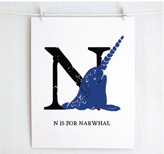 N is for Narwhal