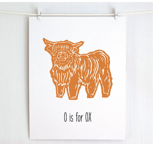 O is for Ox