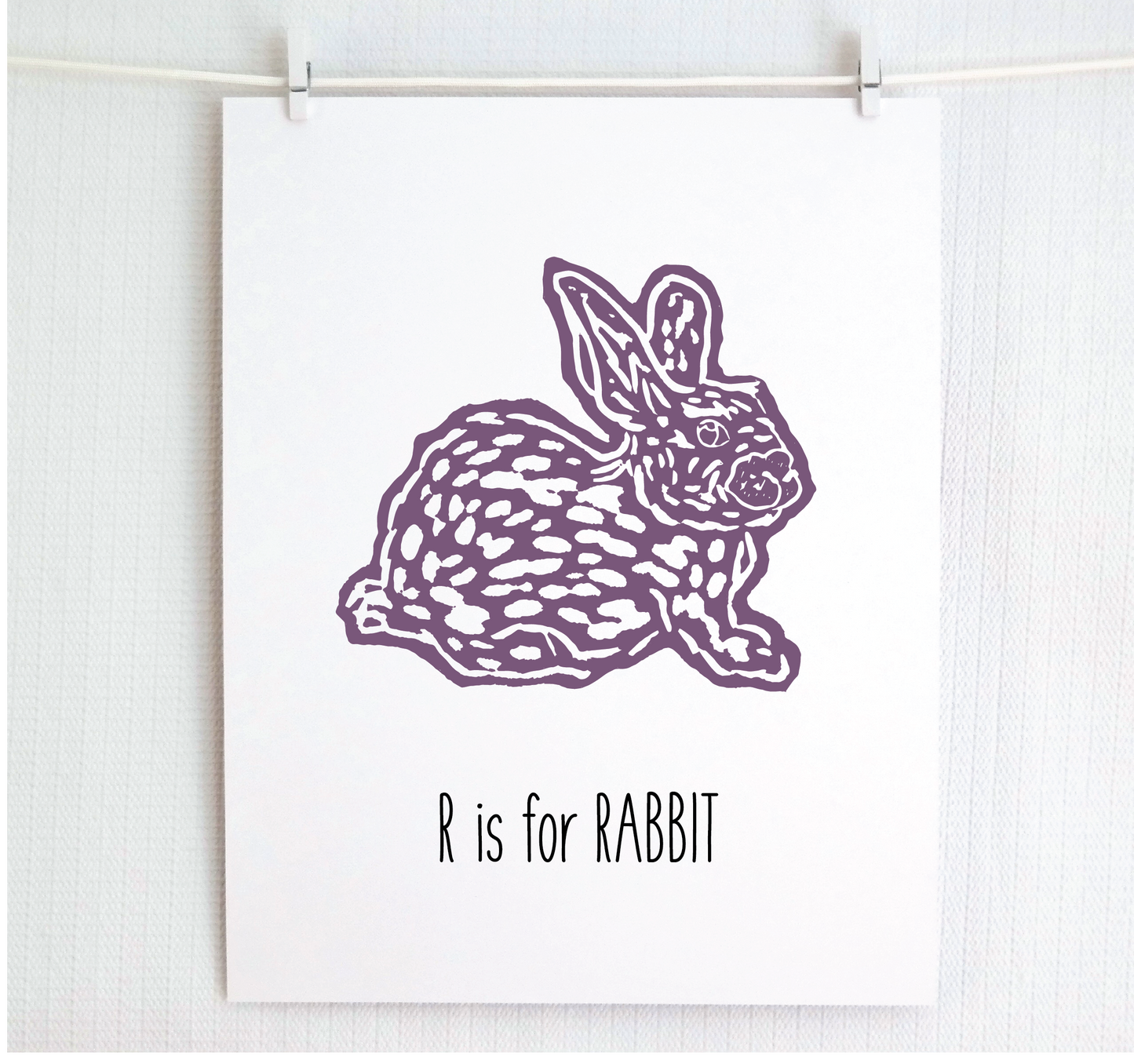 R is for Rabbit