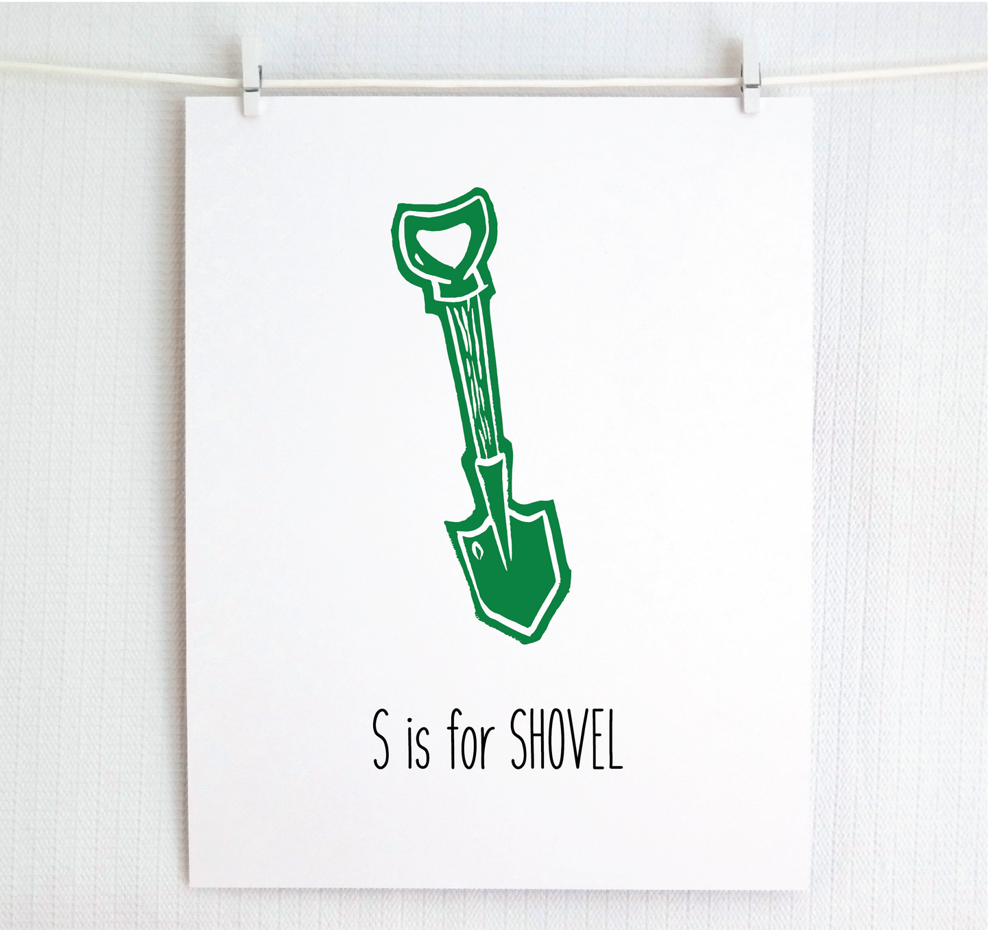 S is for Shovel