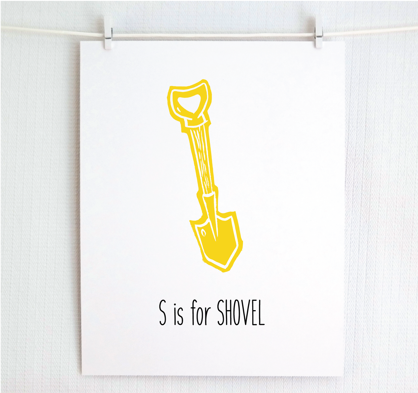 S is for Shovel