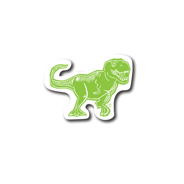 T-Rex vinyl sticker – Jamie Palmer Keating Art
