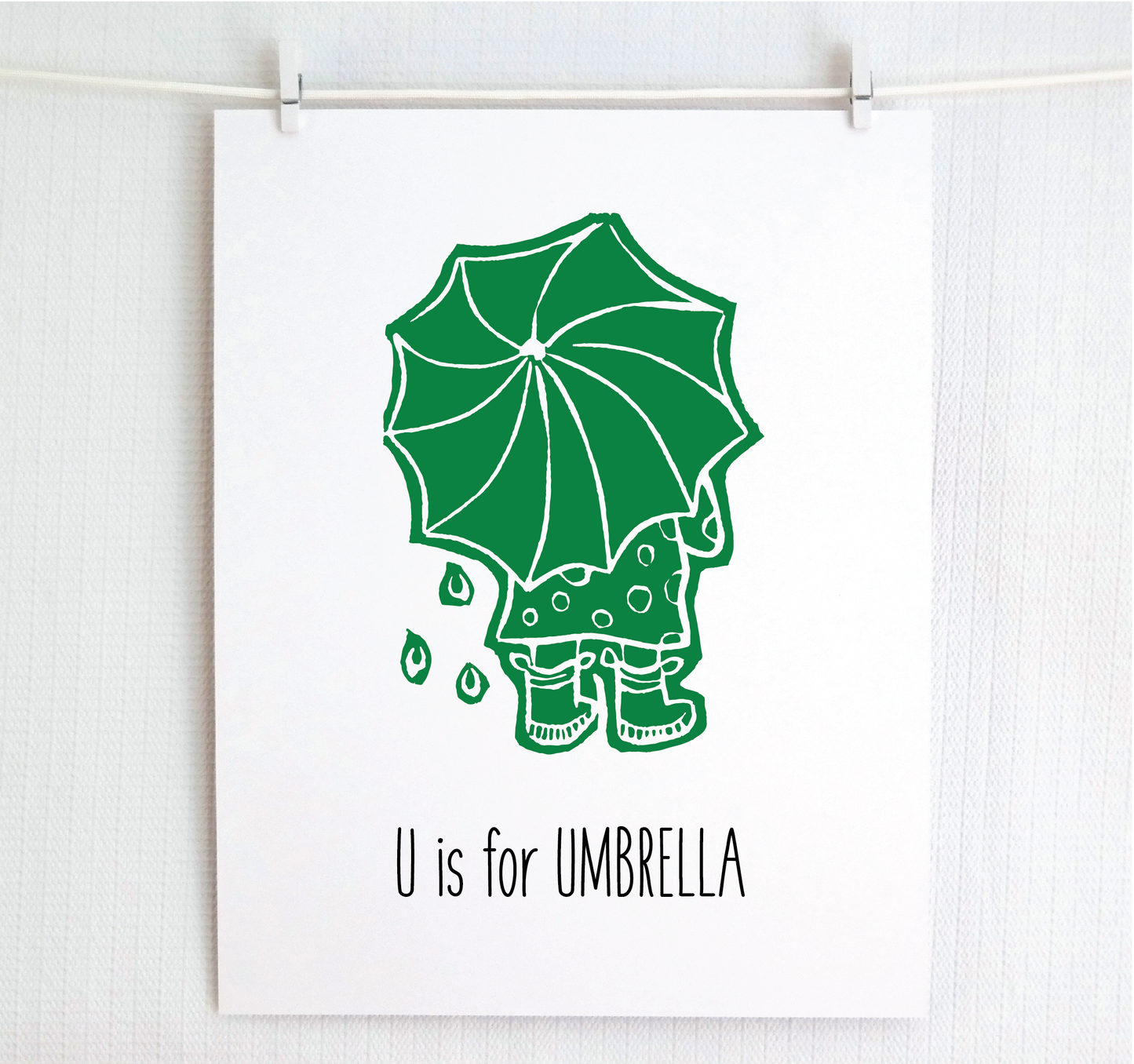 U is for Umbrella