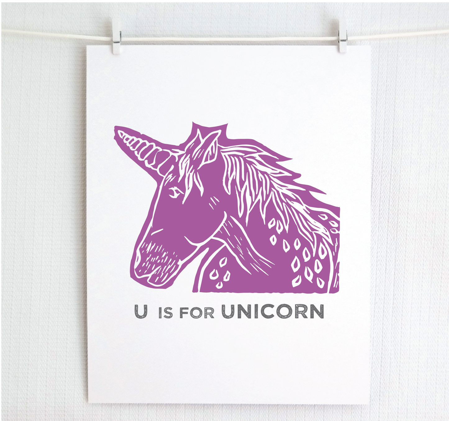 U is for Unicorn