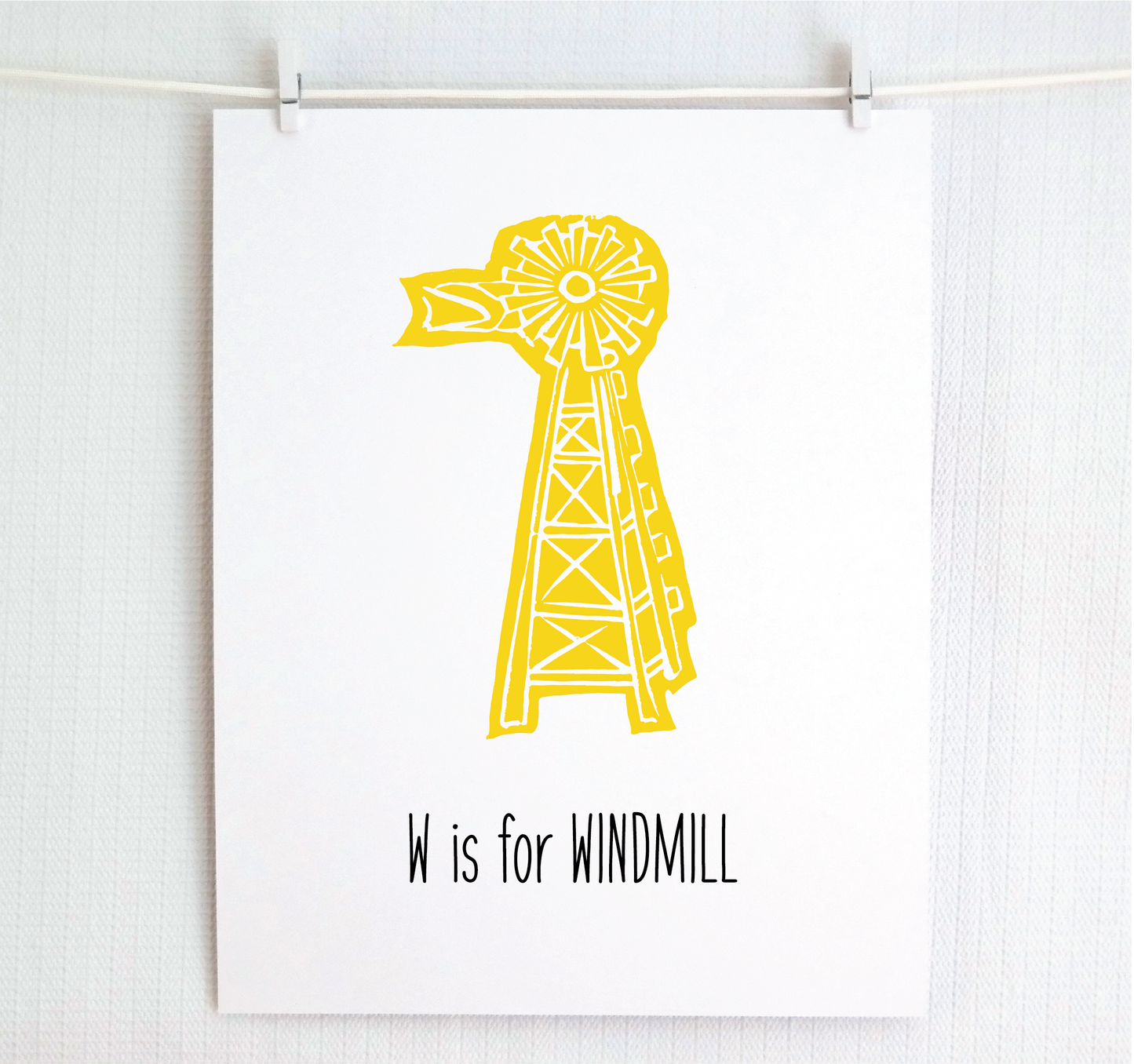 W is for Windmill