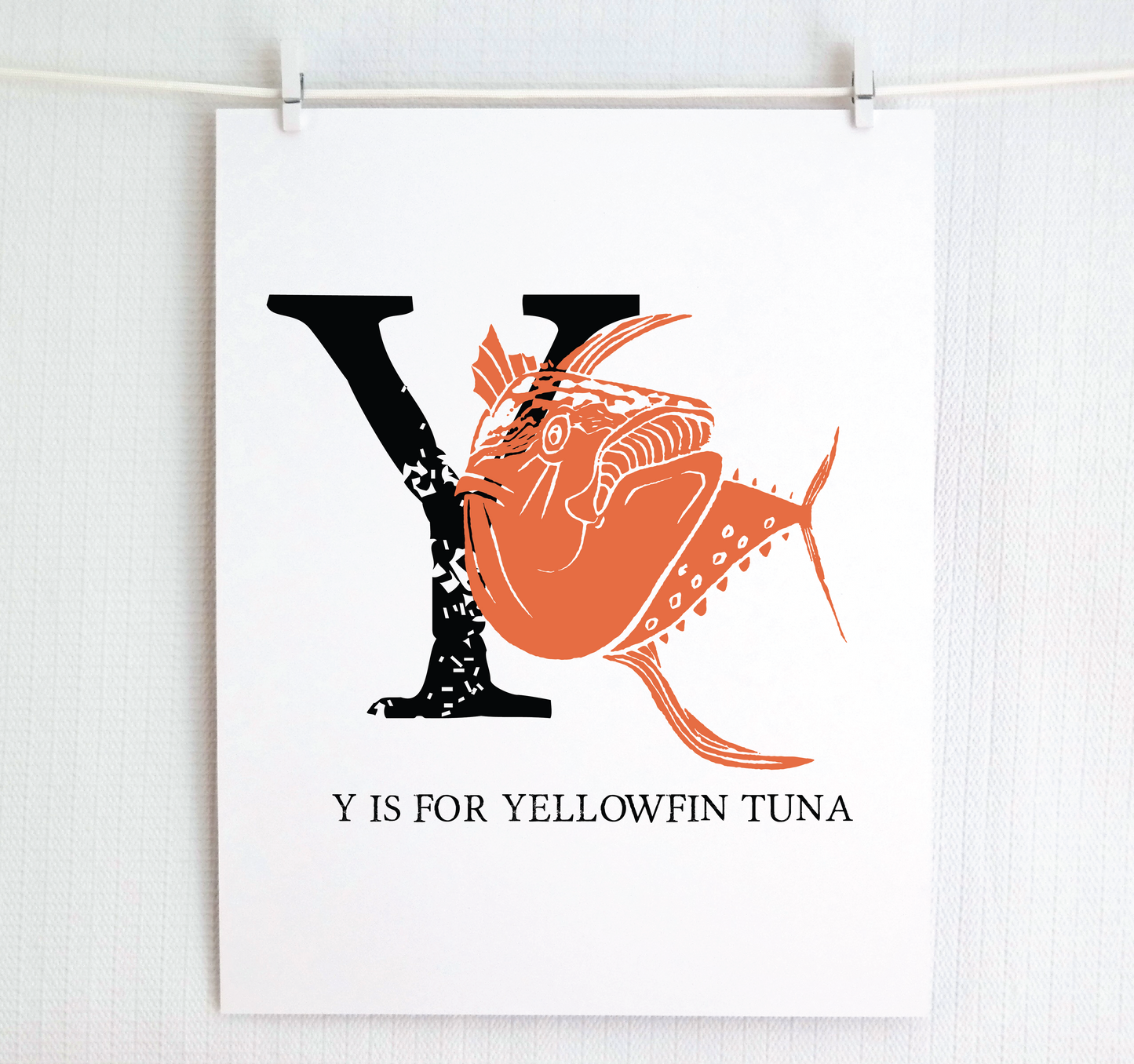 Y is for Yellowfin Tuna