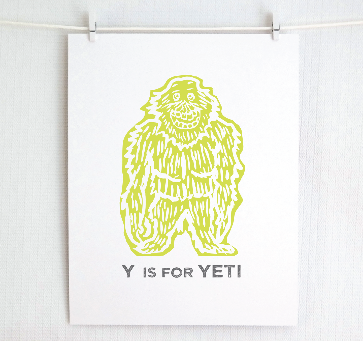 Y is for Yeti