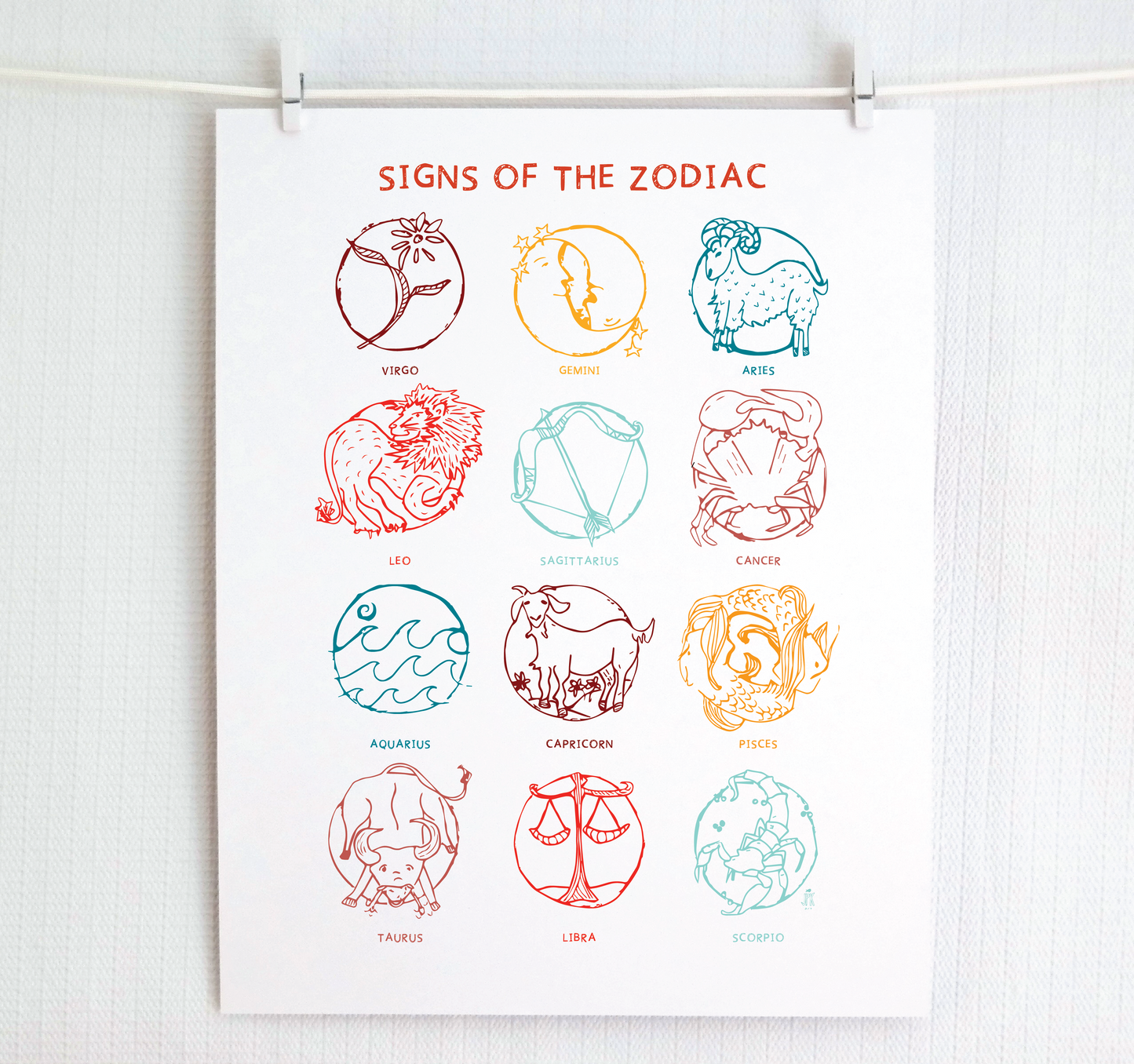 Signs of the Zodiac (color)