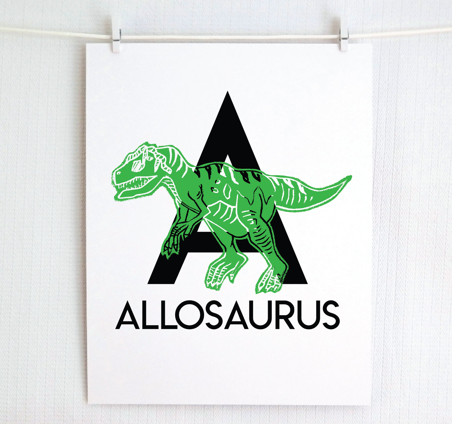 A is for Allosaurus
