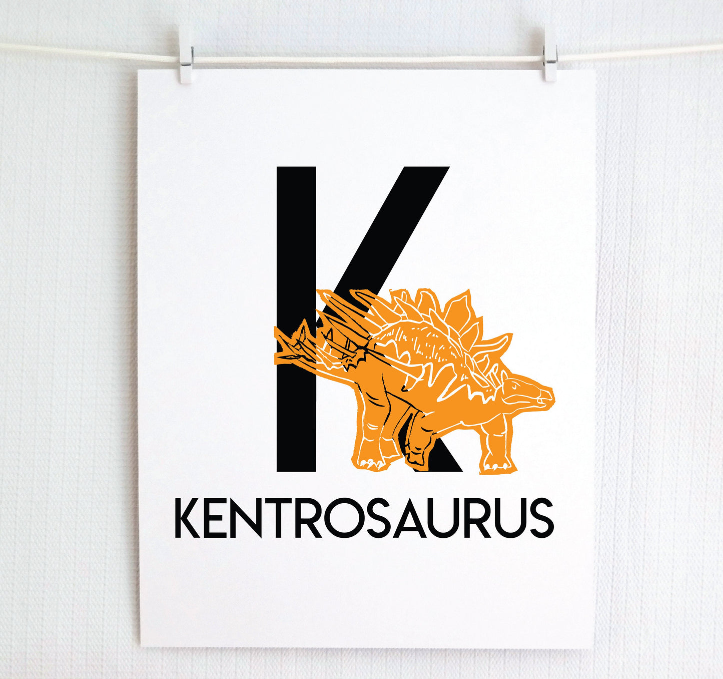 K is for Kentrosaurus