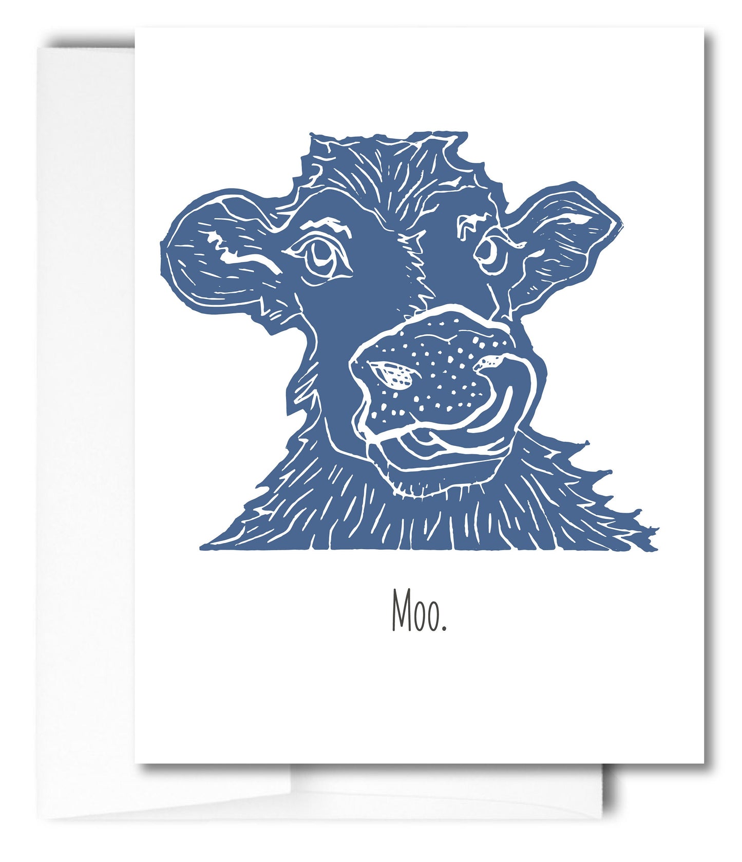 Moo. Greeting Cards